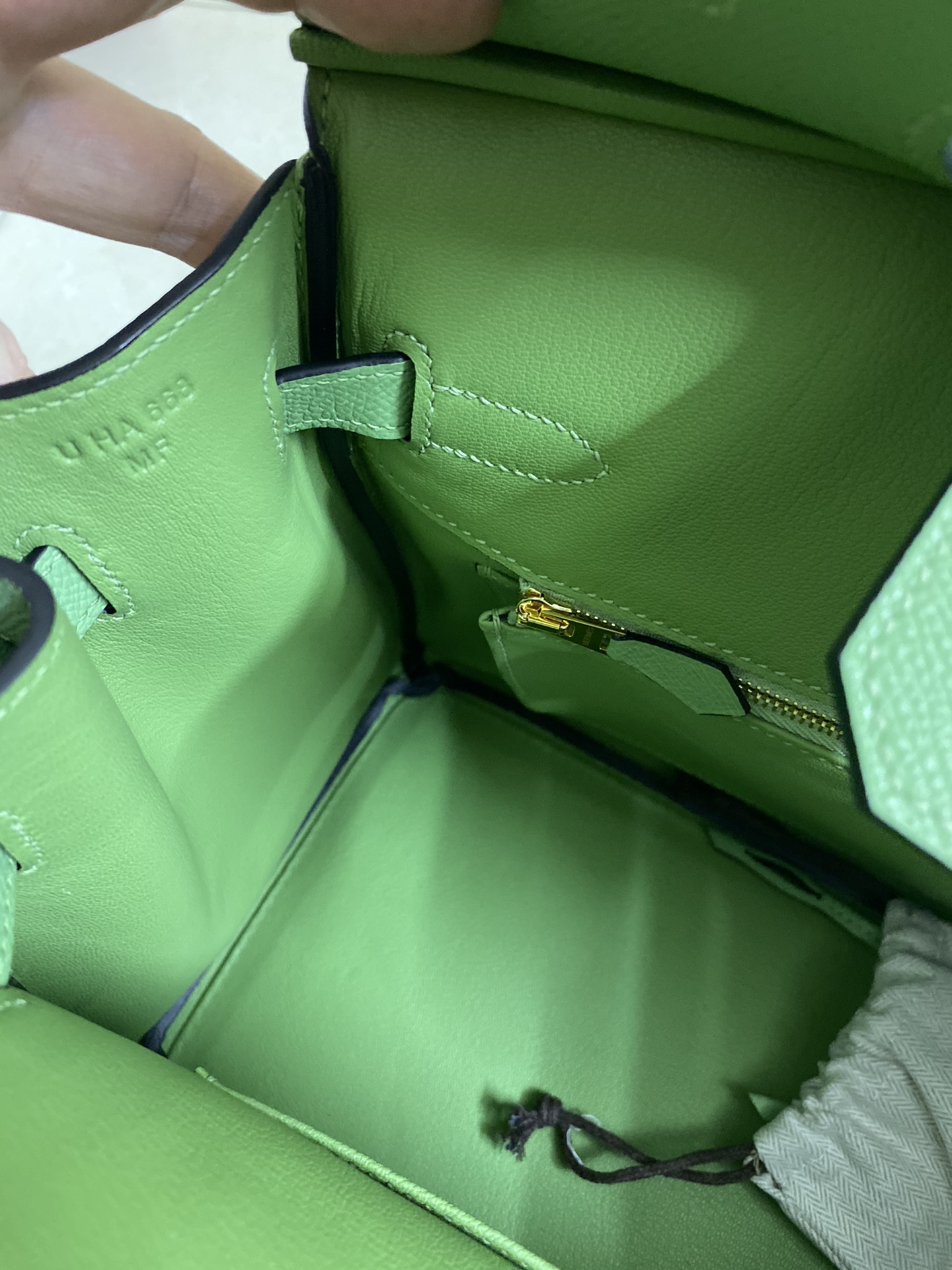 Hermes Birkin 35CM Epsom Leather Handbag Green Kiwi